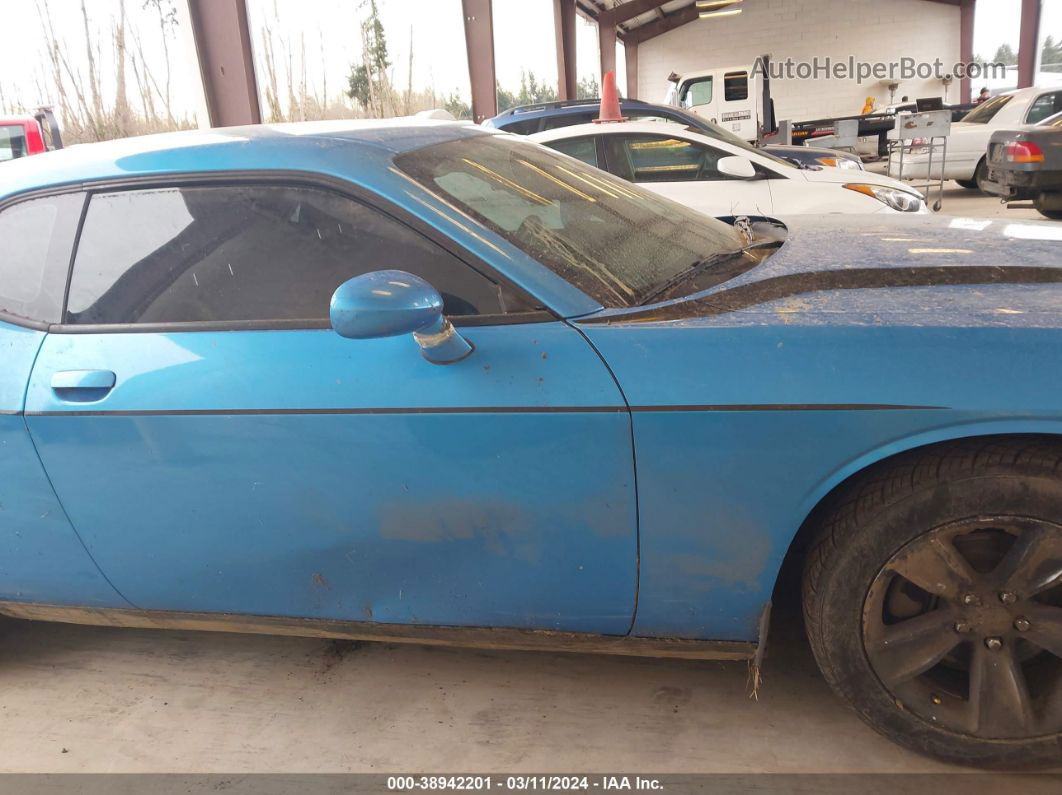 2018 Dodge Challenger Sxt Blue vin: 2C3CDZAG8JH328205