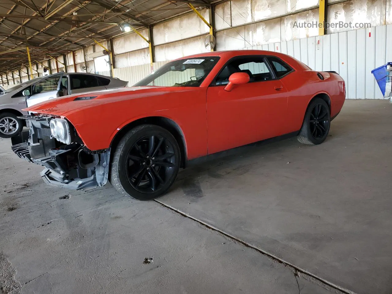 2018 Dodge Challenger Sxt Orange vin: 2C3CDZAG8JH334019