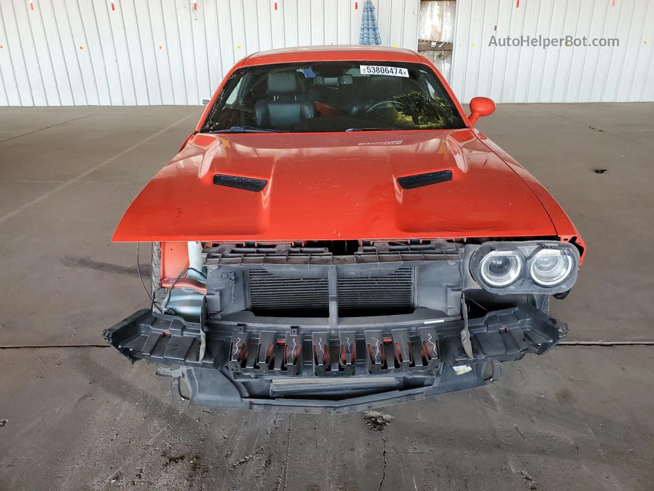 2018 Dodge Challenger Sxt Orange vin: 2C3CDZAG8JH334019