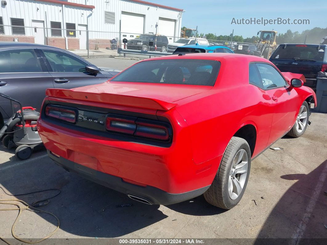 2022 Dodge Challenger Sxt Red vin: 2C3CDZAG8NH211519