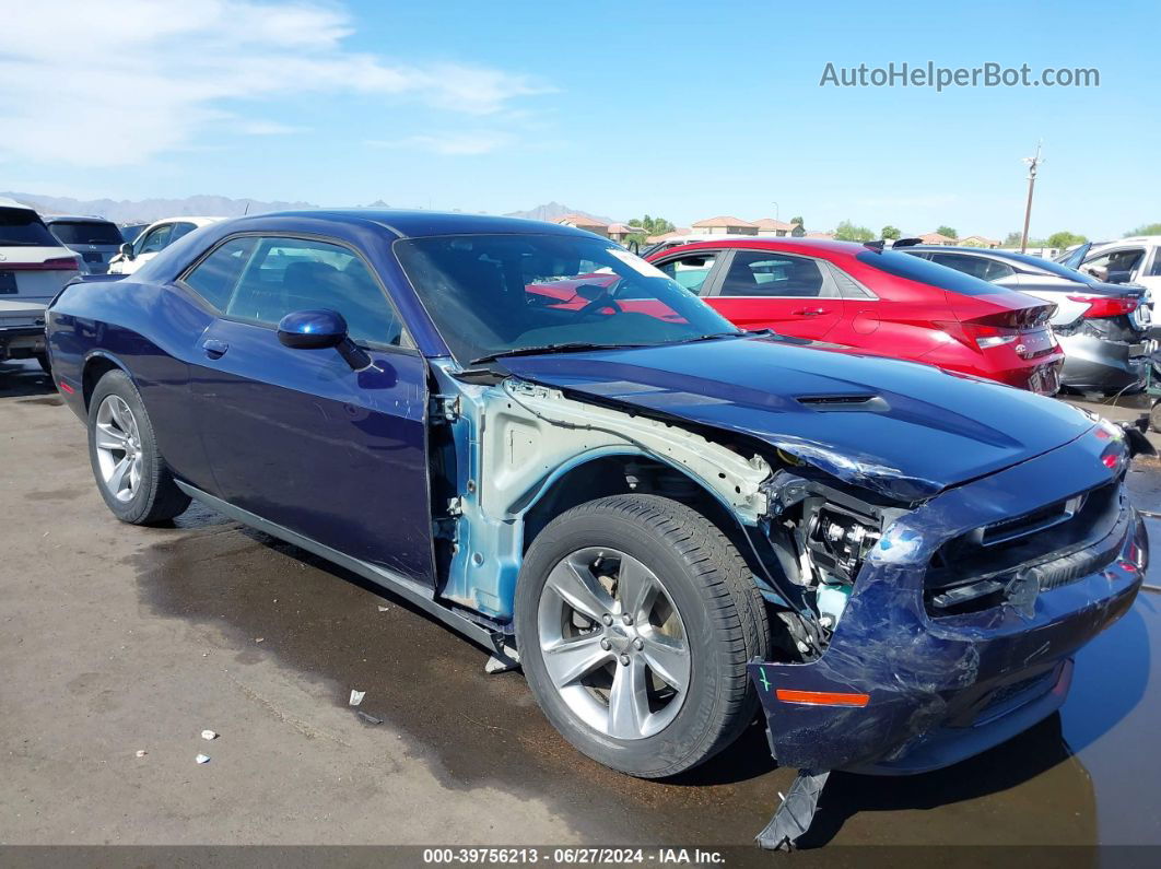 2015 Dodge Challenger Sxt Dark Blue vin: 2C3CDZAG9FH861106