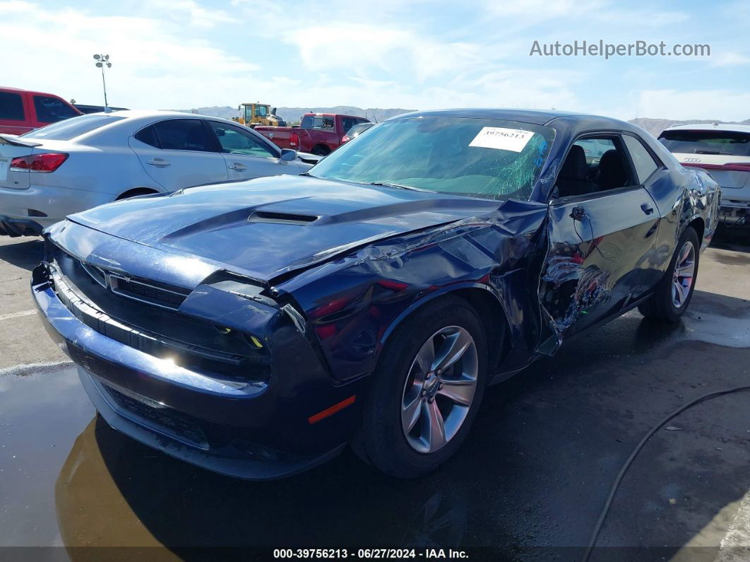 2015 Dodge Challenger Sxt Dark Blue vin: 2C3CDZAG9FH861106