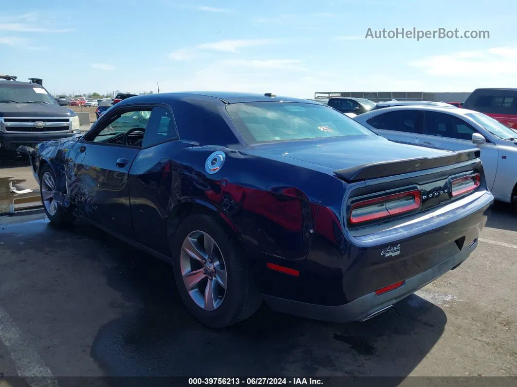 2015 Dodge Challenger Sxt Dark Blue vin: 2C3CDZAG9FH861106