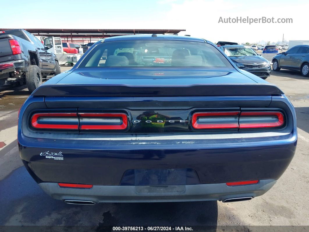 2015 Dodge Challenger Sxt Dark Blue vin: 2C3CDZAG9FH861106