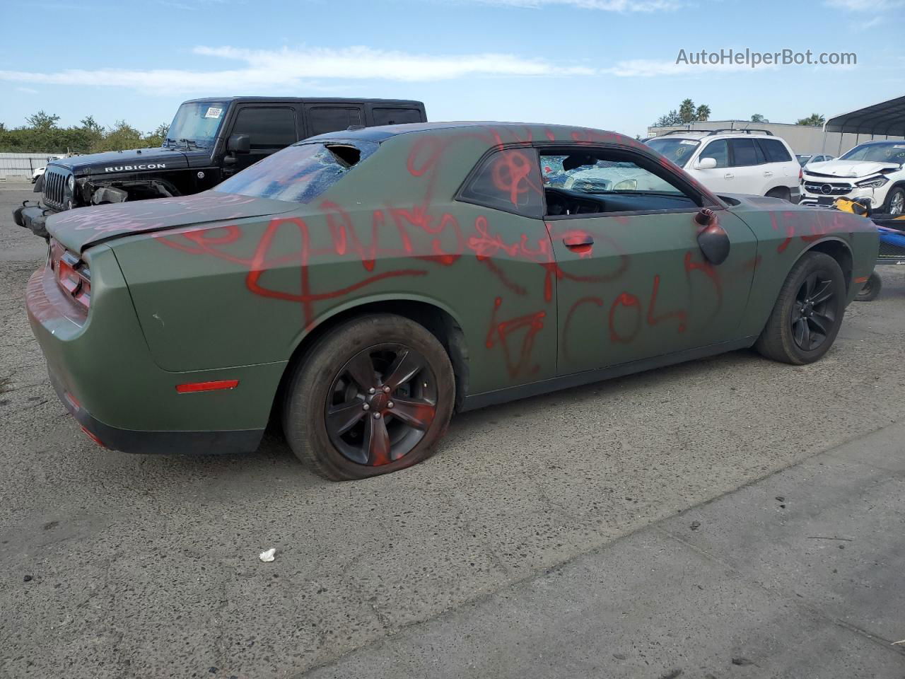 2015 Dodge Challenger Sxt Двухцветный vin: 2C3CDZAG9FH911115