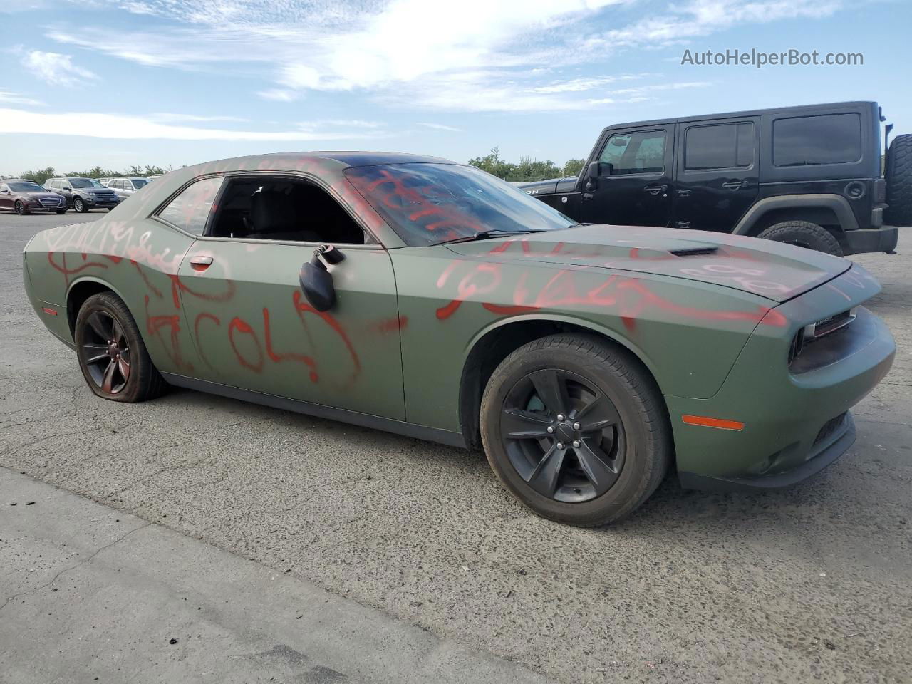 2015 Dodge Challenger Sxt Two Tone vin: 2C3CDZAG9FH911115