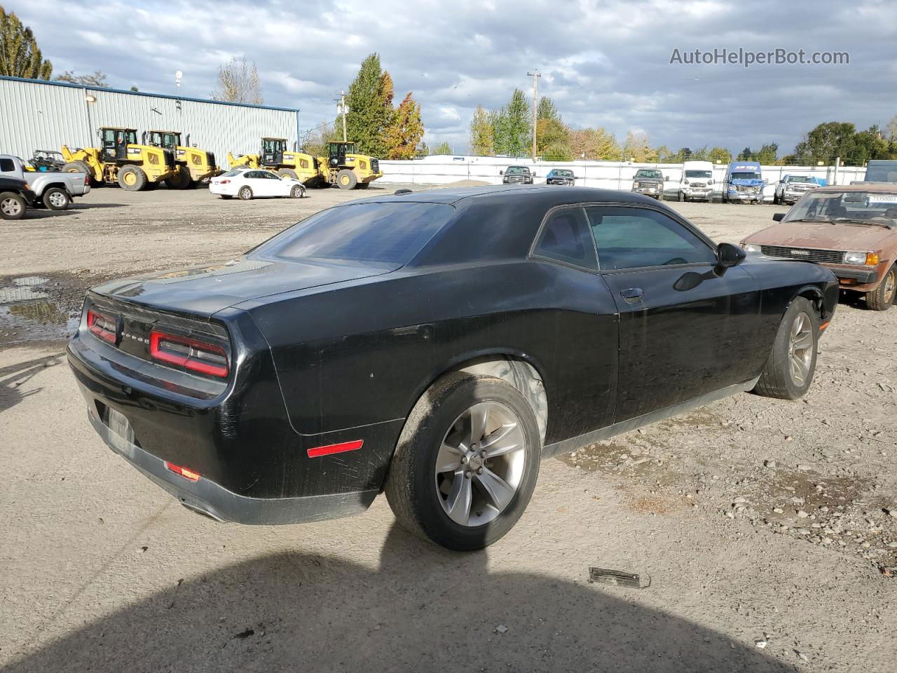 2016 Dodge Challenger Sxt Black vin: 2C3CDZAG9GH117409