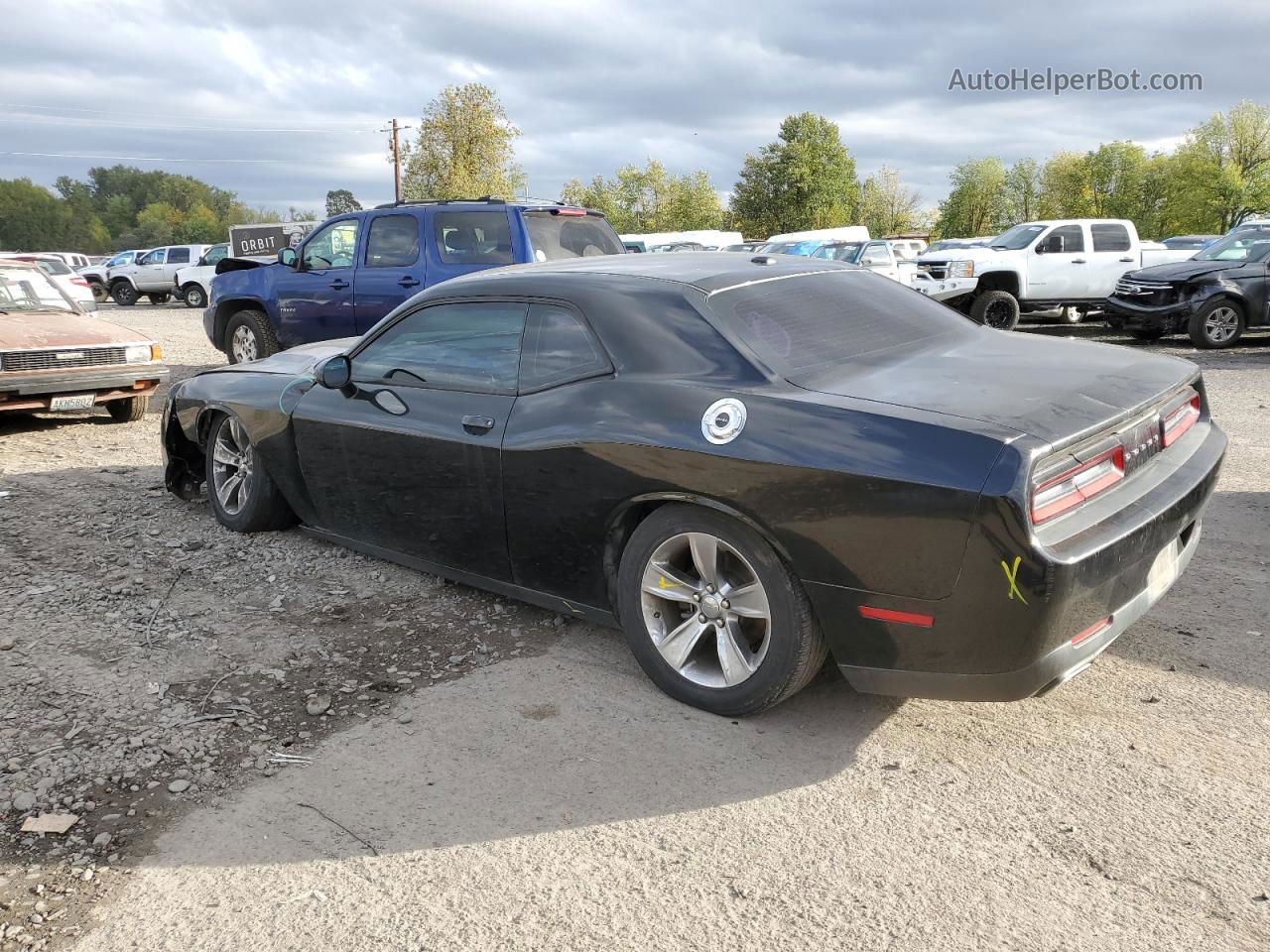 2016 Dodge Challenger Sxt Черный vin: 2C3CDZAG9GH117409