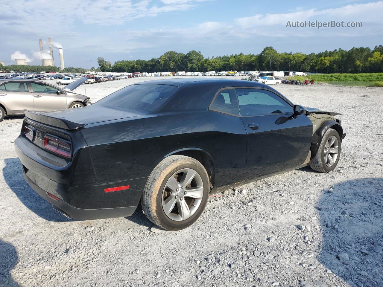 2016 Dodge Challenger Sxt Black vin: 2C3CDZAG9GH131133