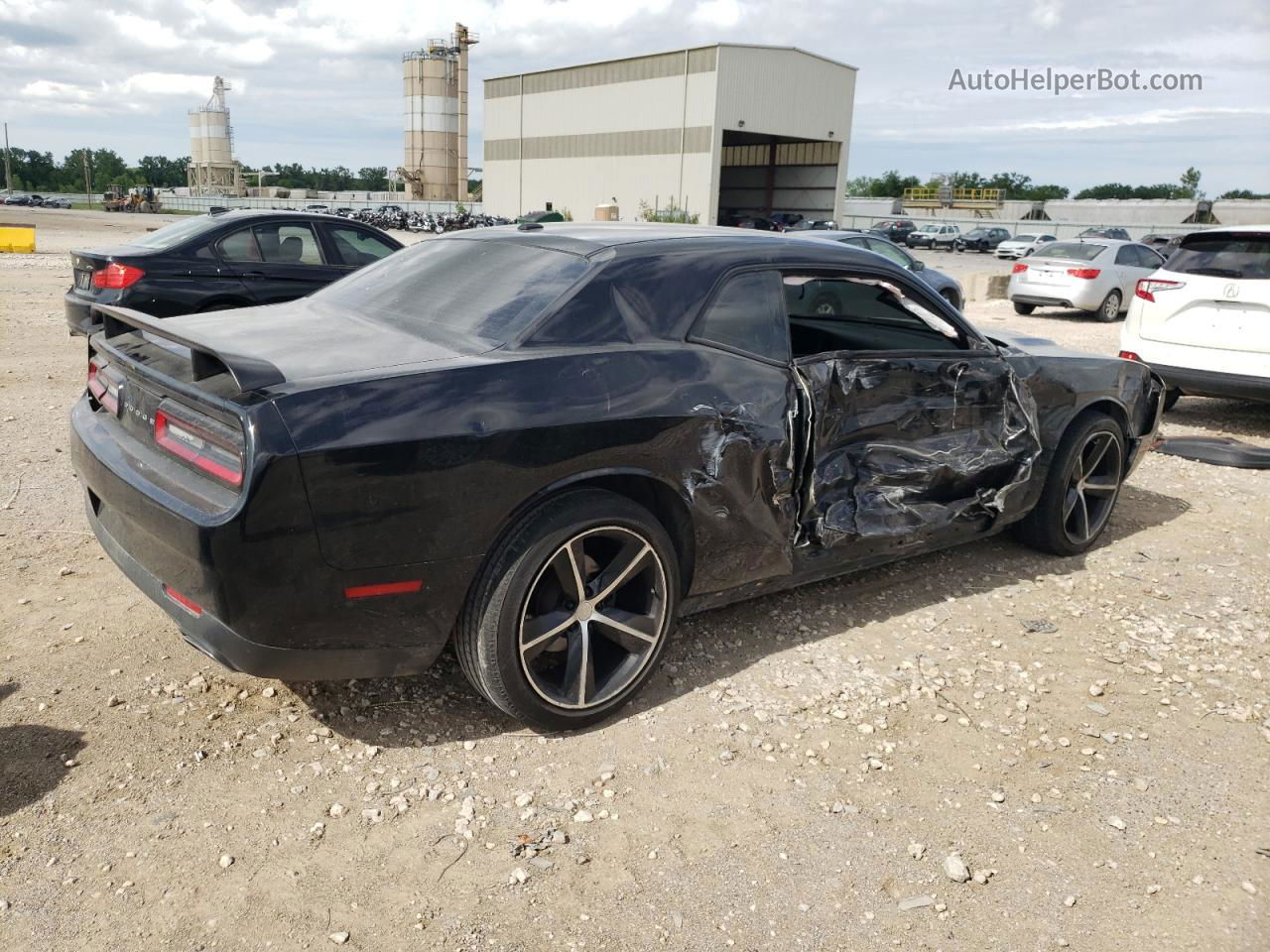 2016 Dodge Challenger Sxt Black vin: 2C3CDZAG9GH145453