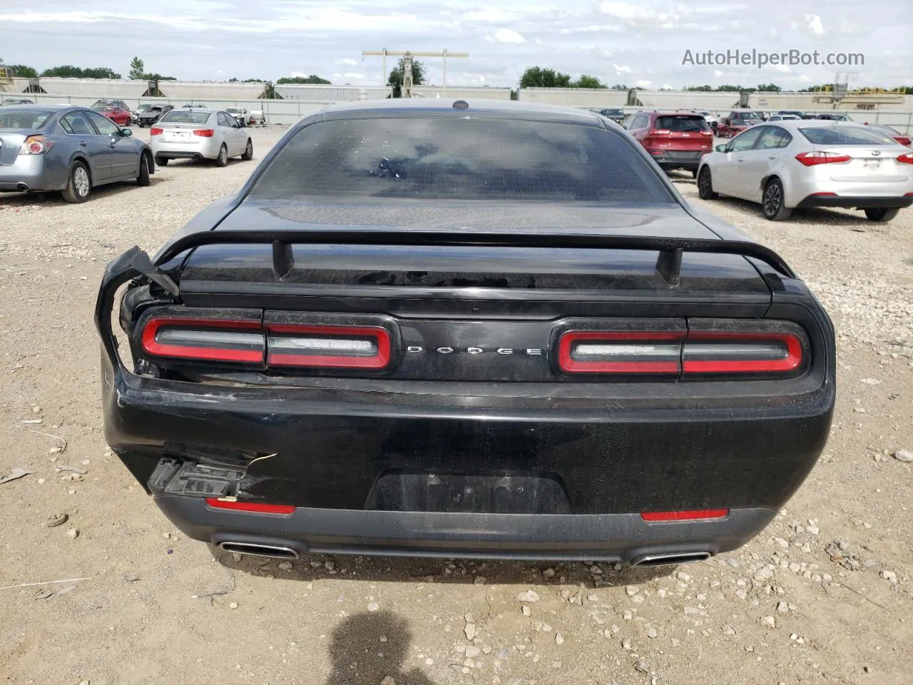 2016 Dodge Challenger Sxt Black vin: 2C3CDZAG9GH145453