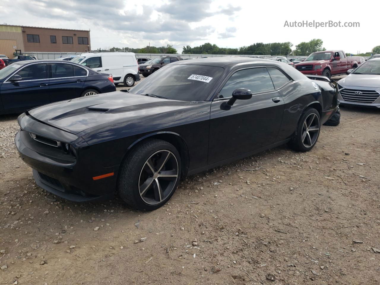 2016 Dodge Challenger Sxt Black vin: 2C3CDZAG9GH145453