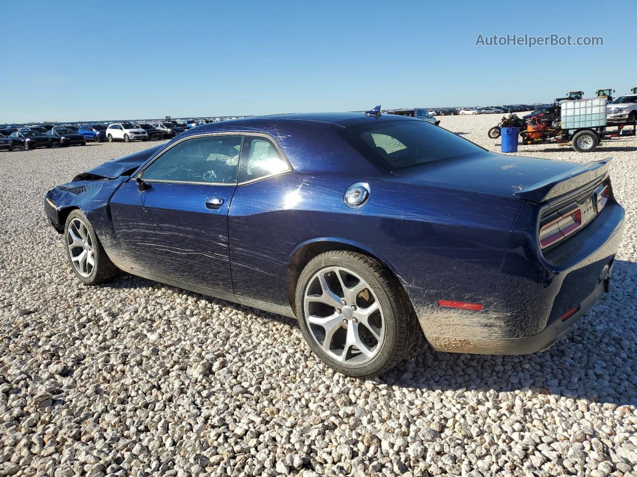 2016 Dodge Challenger Sxt Blue vin: 2C3CDZAG9GH217137