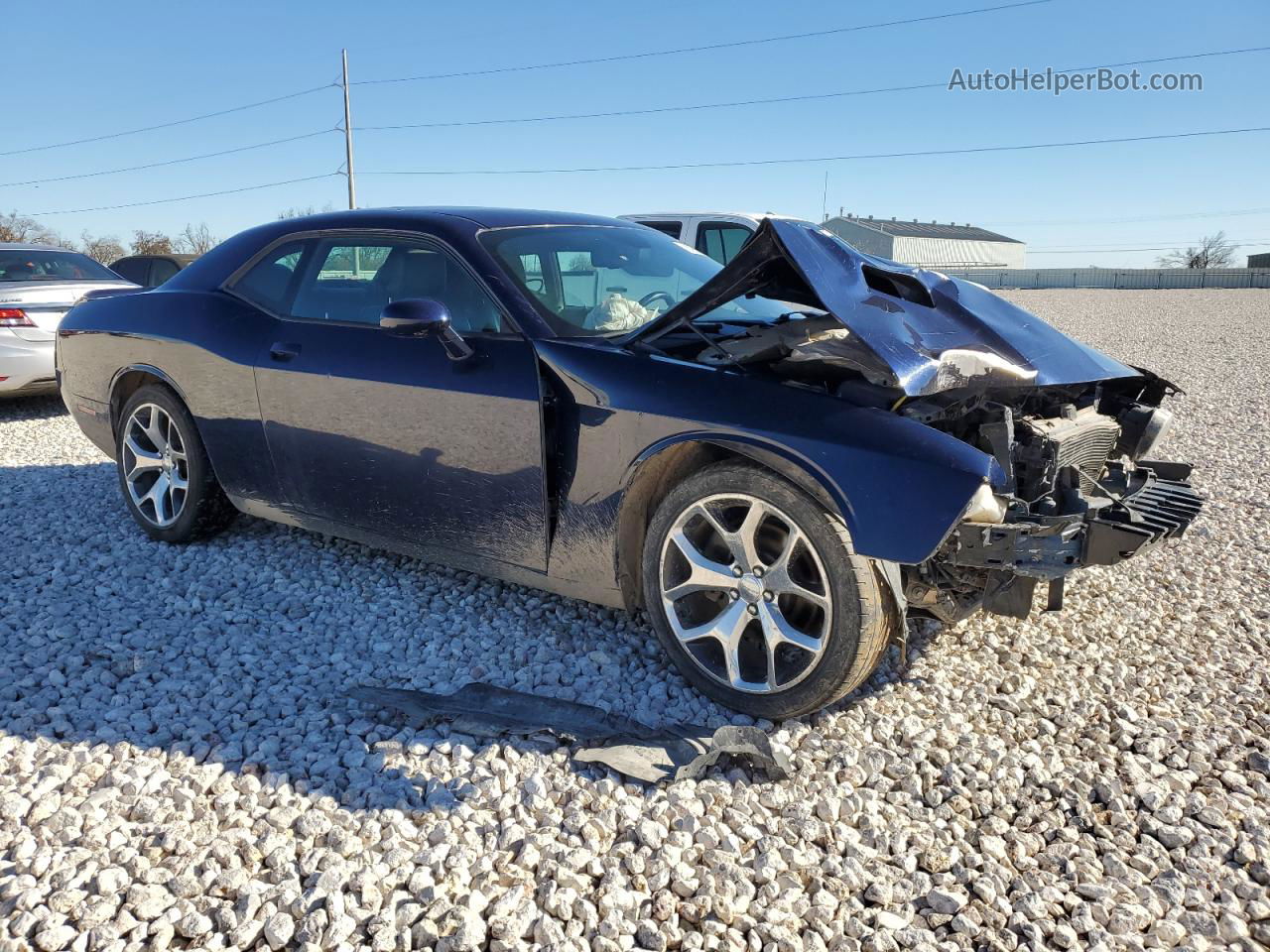 2016 Dodge Challenger Sxt Blue vin: 2C3CDZAG9GH217137