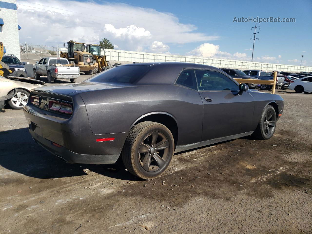 2016 Dodge Challenger Sxt Charcoal vin: 2C3CDZAG9GH279475