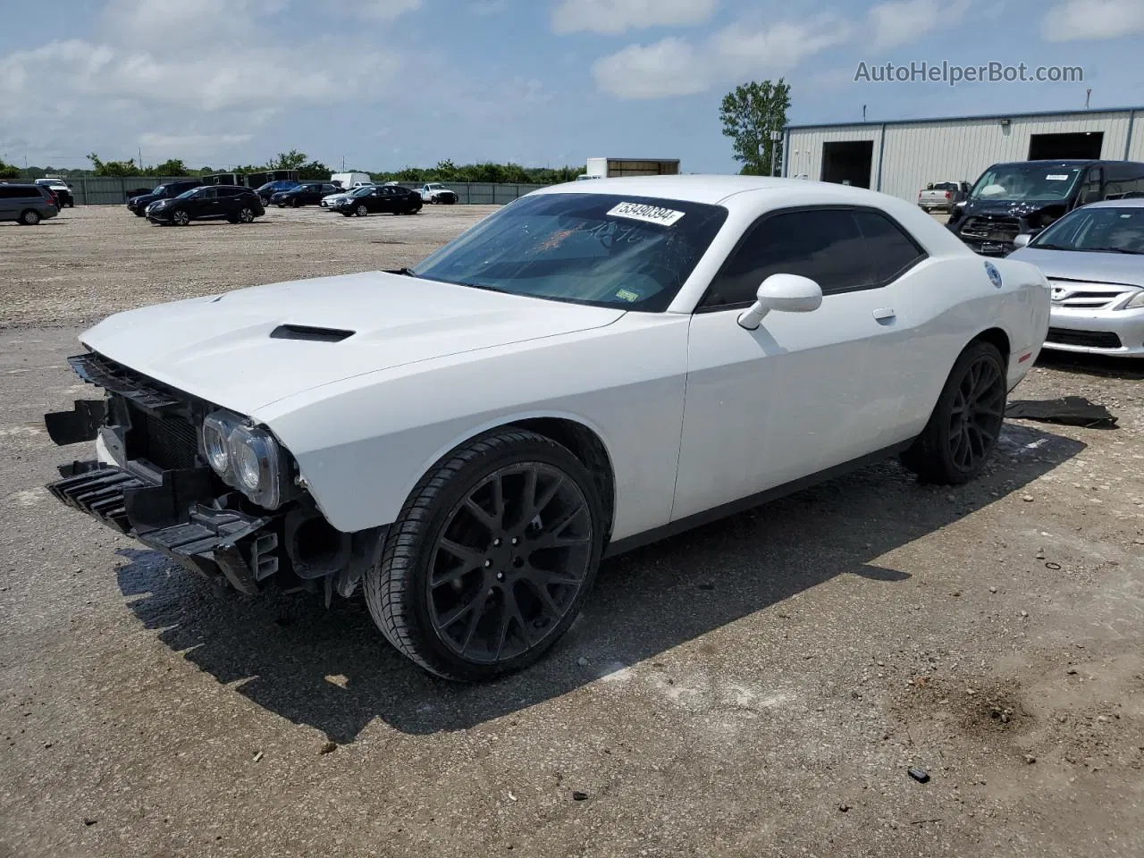 2016 Dodge Challenger Sxt White vin: 2C3CDZAG9GH309669