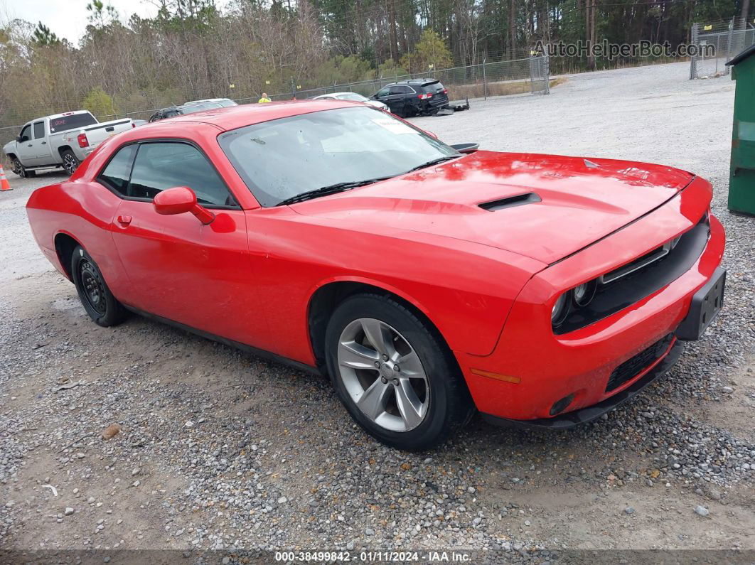 2016 Dodge Challenger Sxt Red vin: 2C3CDZAG9GH336502