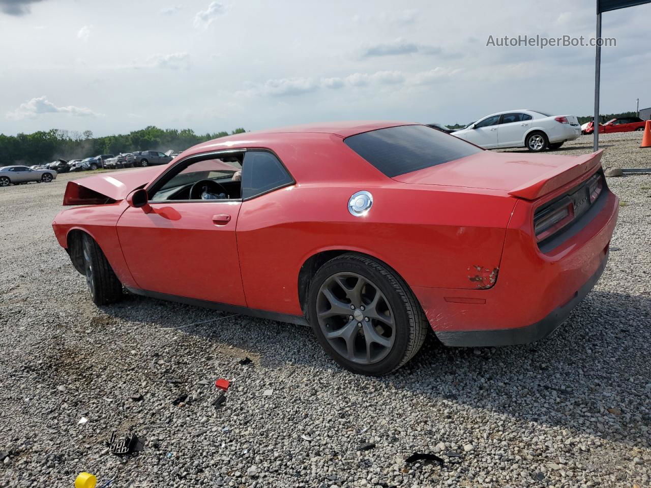 2016 Dodge Challenger Sxt Красный vin: 2C3CDZAG9GH345958