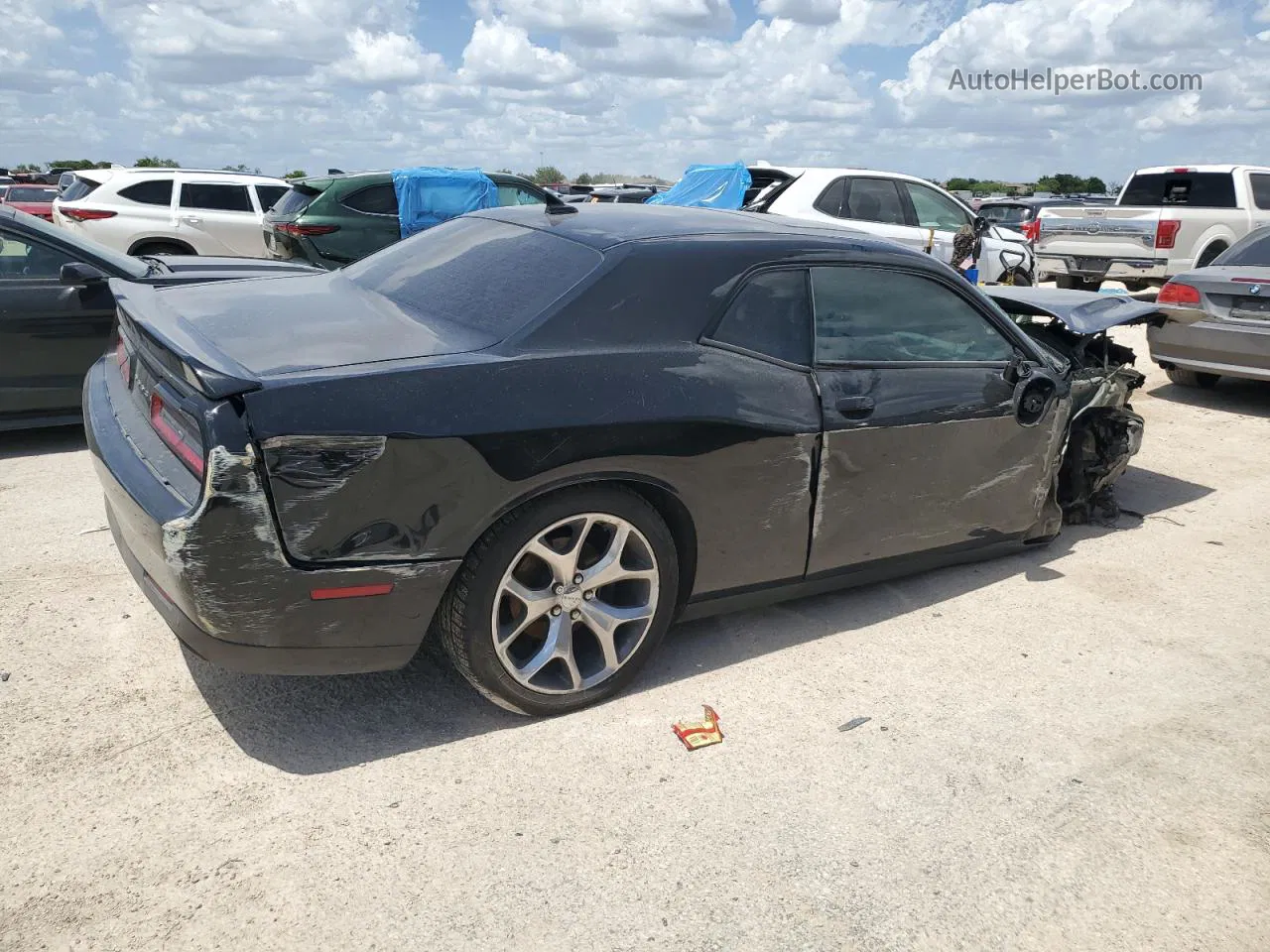 2016 Dodge Challenger Sxt Черный vin: 2C3CDZAG9GH353963