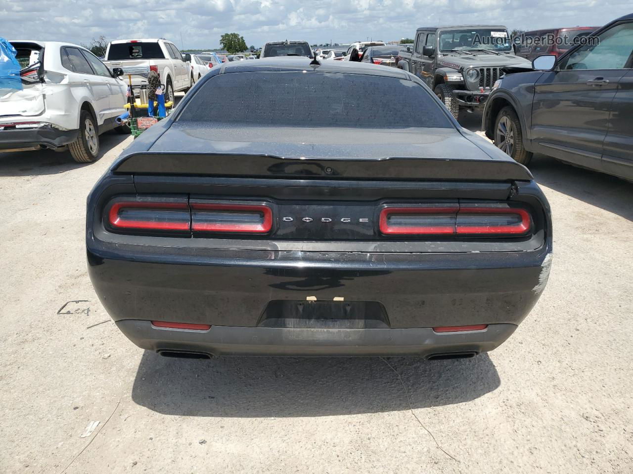 2016 Dodge Challenger Sxt Black vin: 2C3CDZAG9GH353963