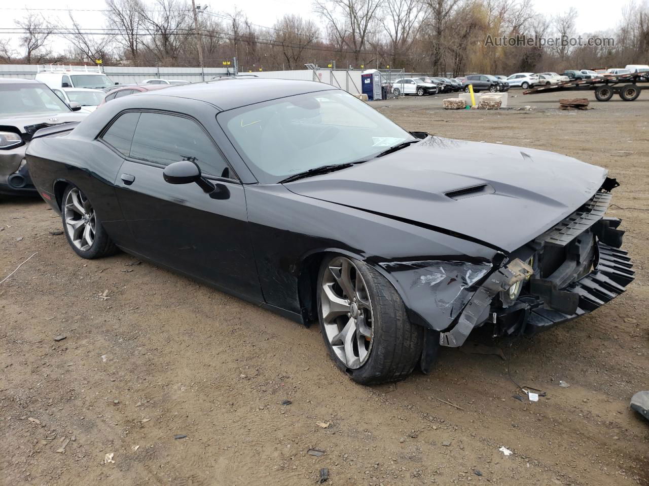 2017 Dodge Challenger Sxt Black vin: 2C3CDZAG9HH554912