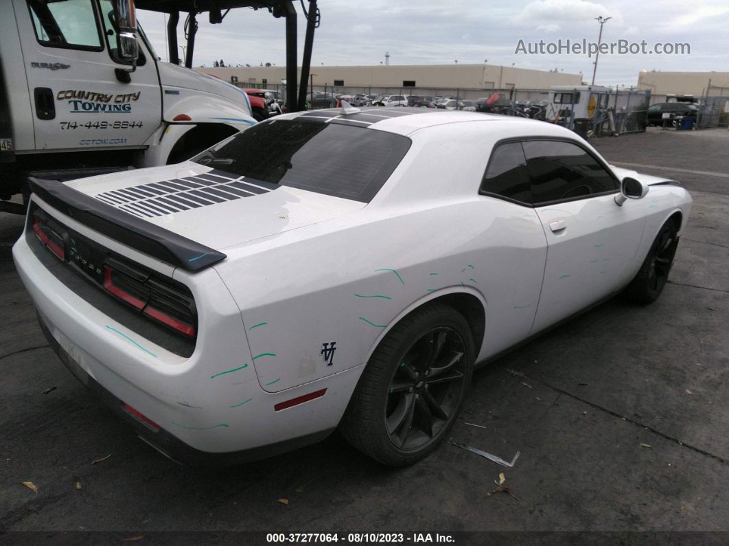 2017 Dodge Challenger Sxt Plus White vin: 2C3CDZAG9HH573847