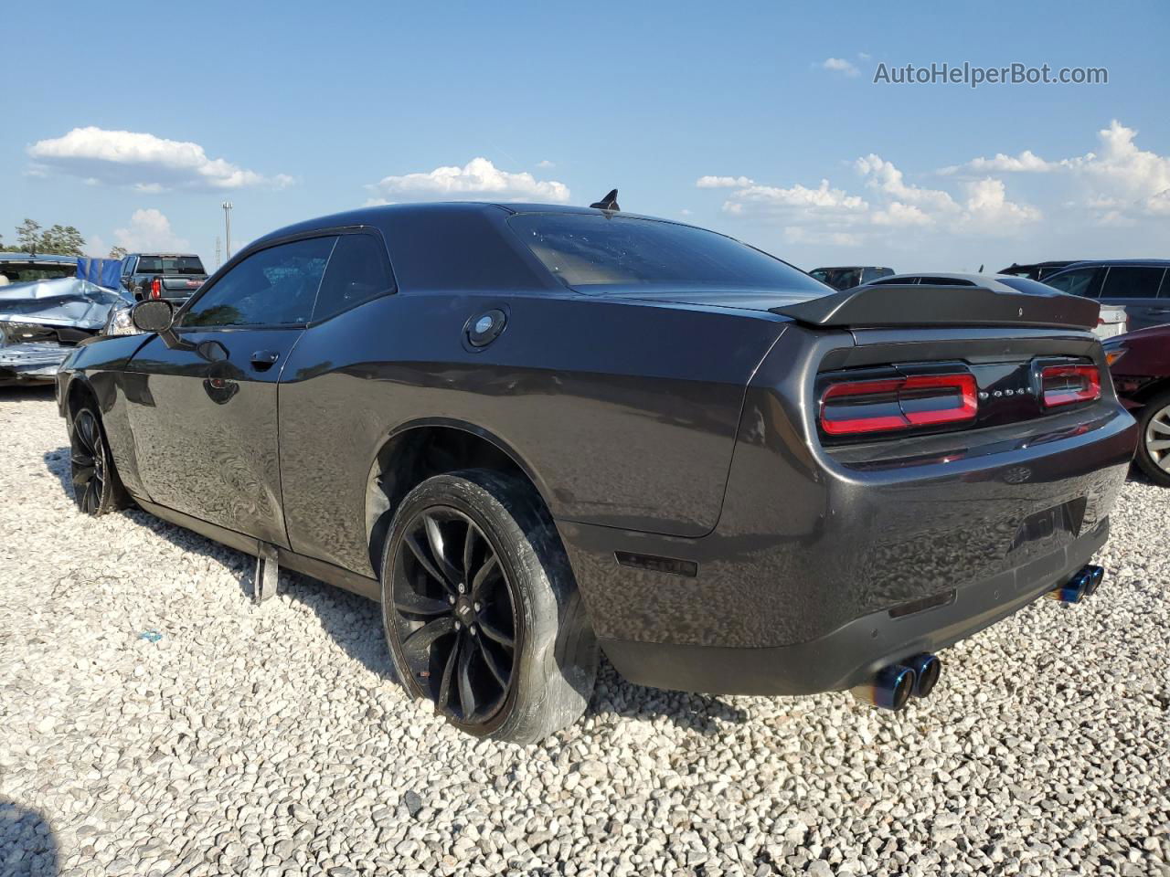 2018 Dodge Challenger Sxt Charcoal vin: 2C3CDZAG9JH111309