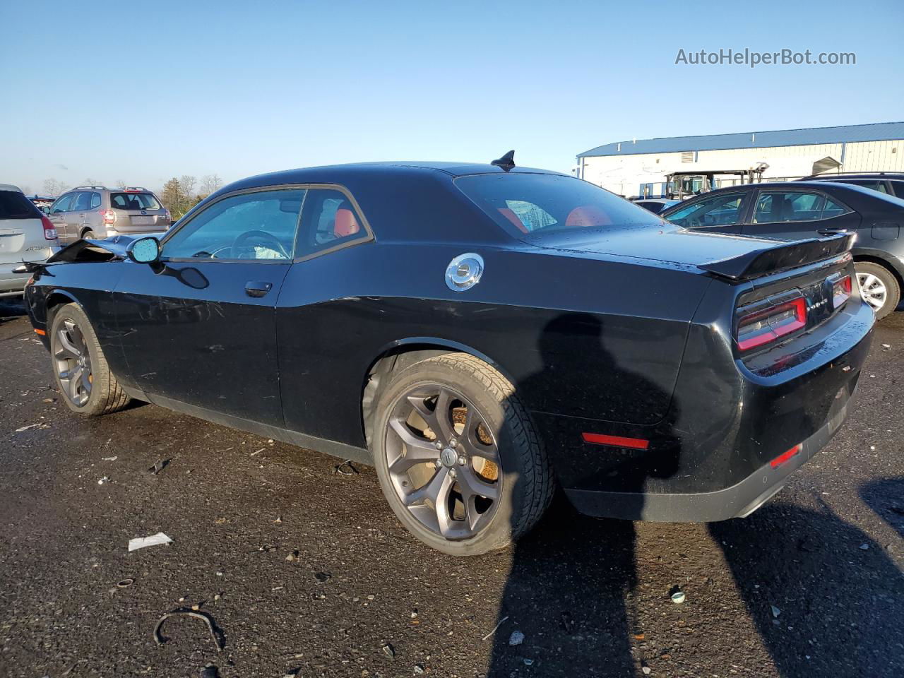 2018 Dodge Challenger Sxt Black vin: 2C3CDZAG9JH155360