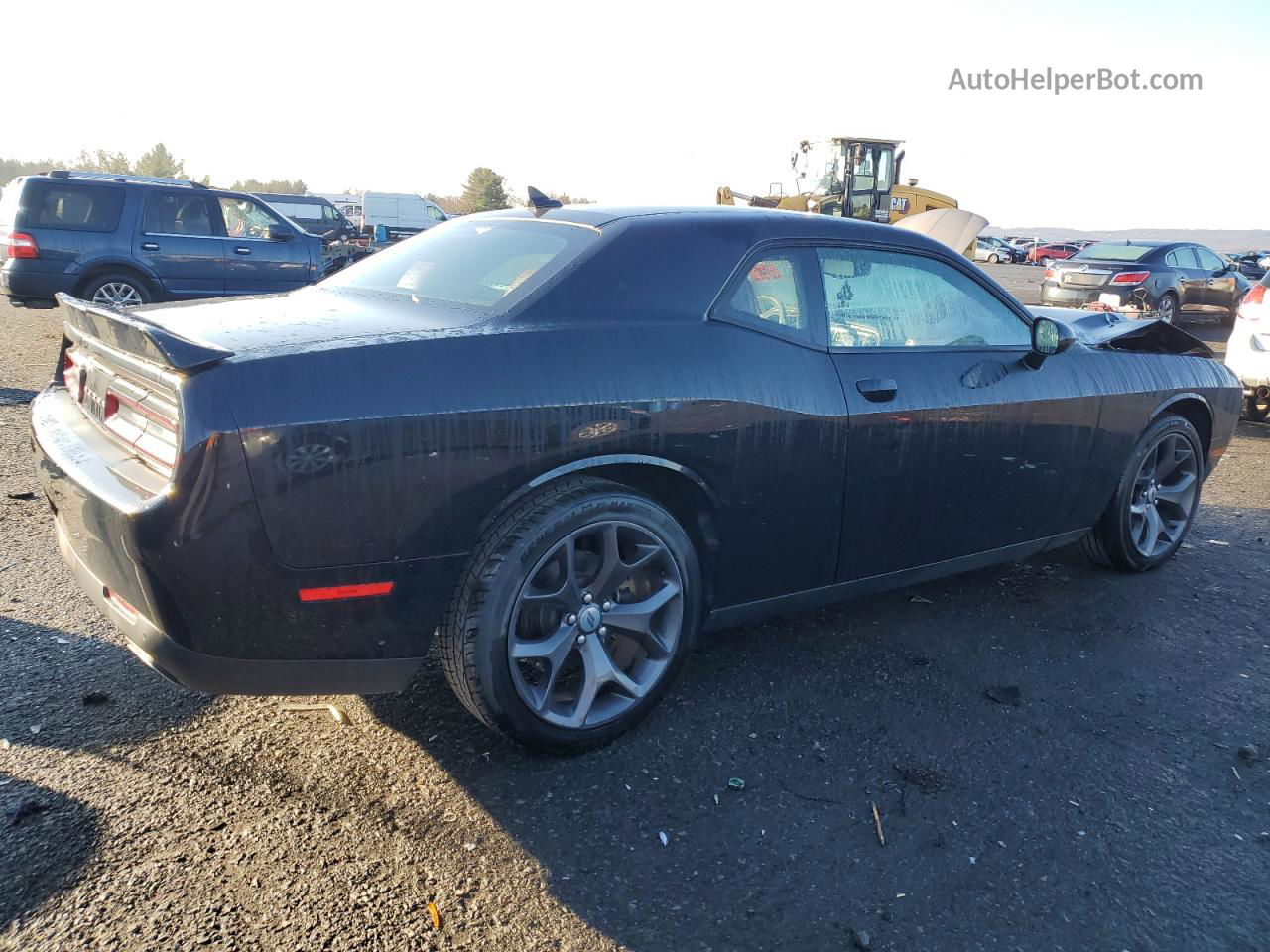 2018 Dodge Challenger Sxt Black vin: 2C3CDZAG9JH155360