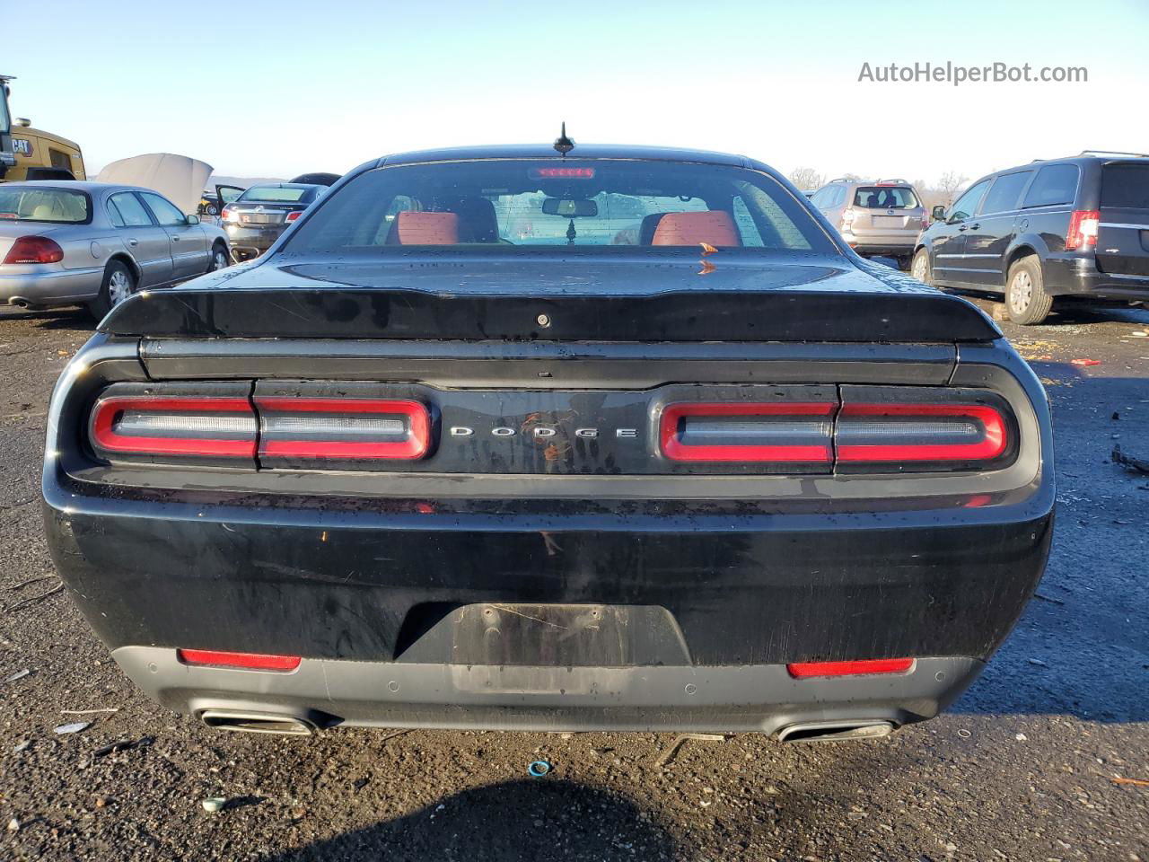 2018 Dodge Challenger Sxt Black vin: 2C3CDZAG9JH155360