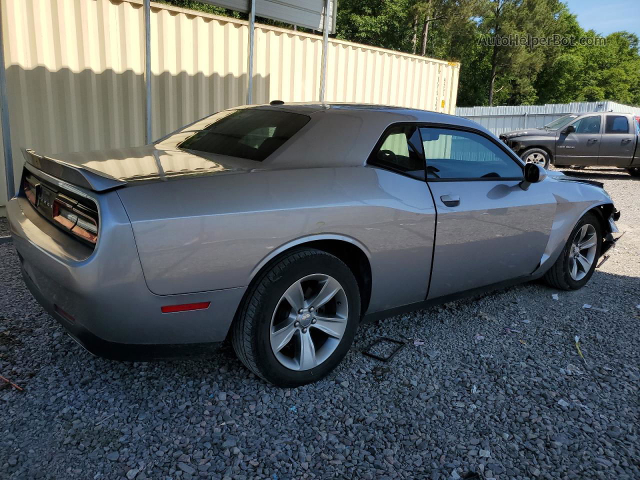 2018 Dodge Challenger Sxt Silver vin: 2C3CDZAG9JH200071