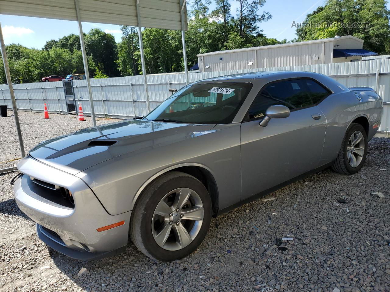 2018 Dodge Challenger Sxt Silver vin: 2C3CDZAG9JH200071