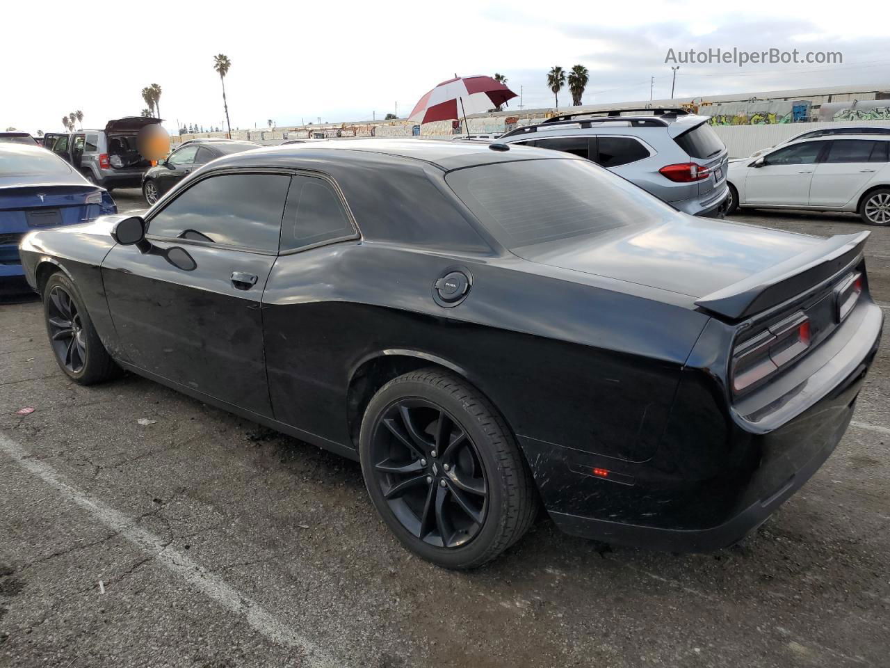 2018 Dodge Challenger Sxt Черный vin: 2C3CDZAG9JH204864