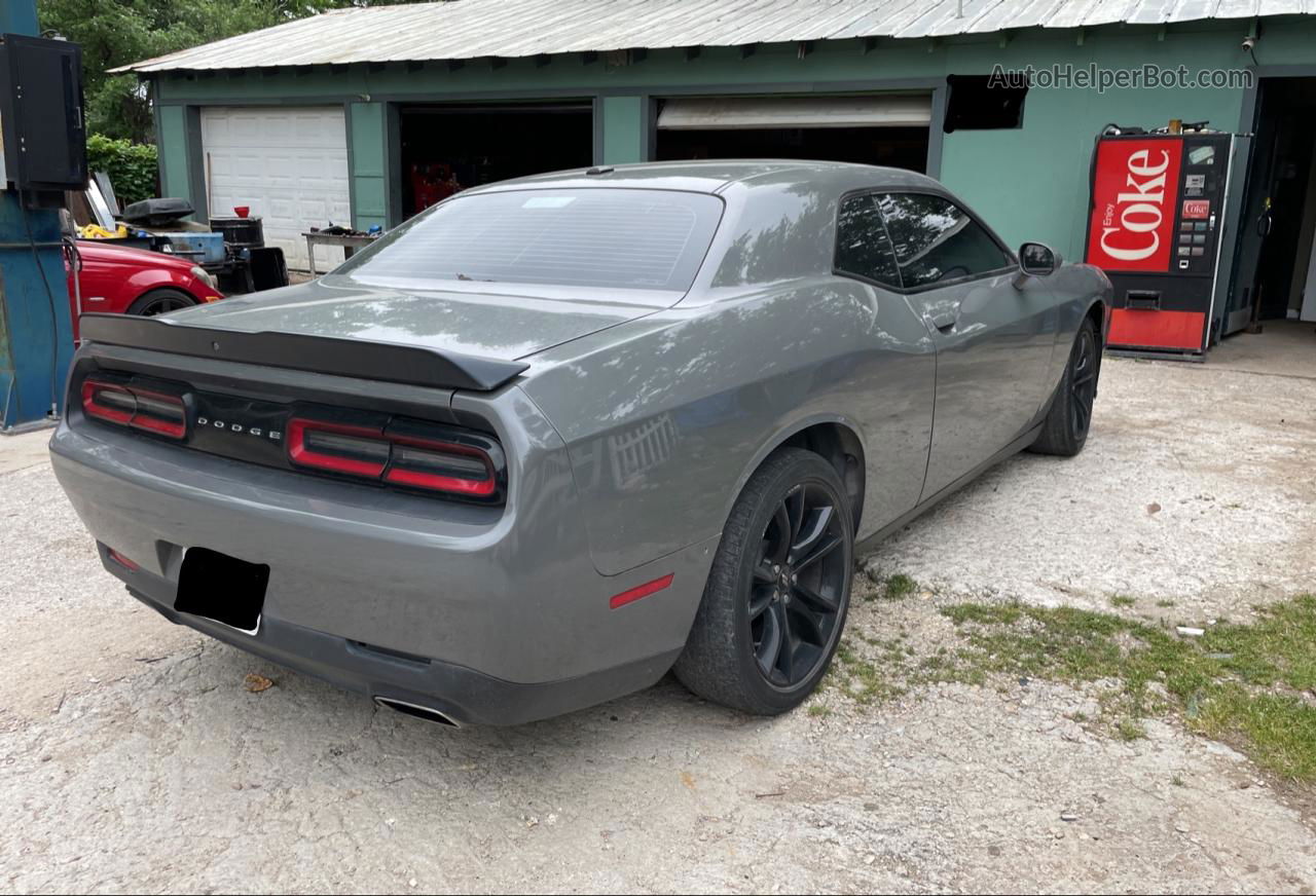 2018 Dodge Challenger Sxt Gray vin: 2C3CDZAG9JH224029