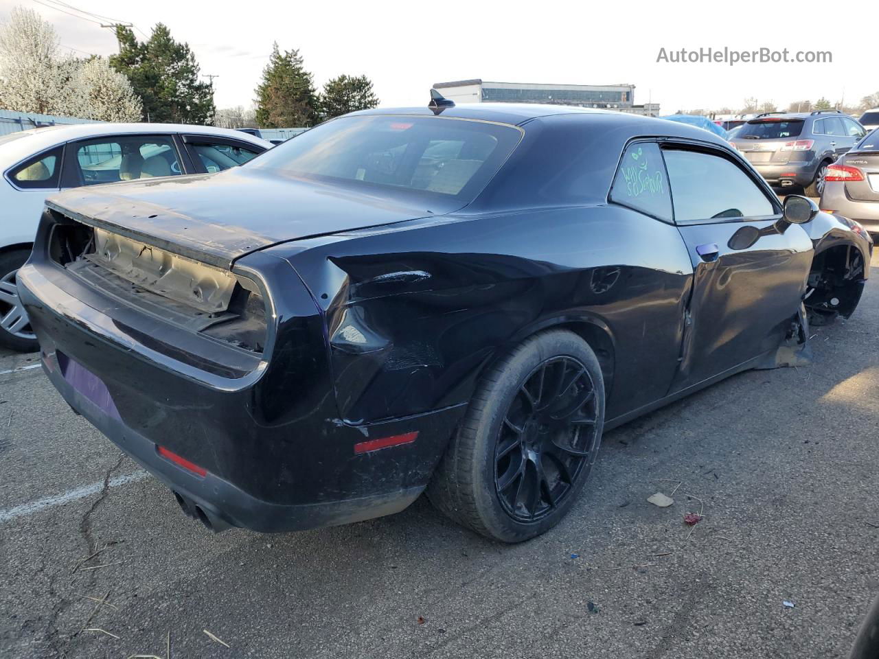 2018 Dodge Challenger Sxt Black vin: 2C3CDZAG9JH251960