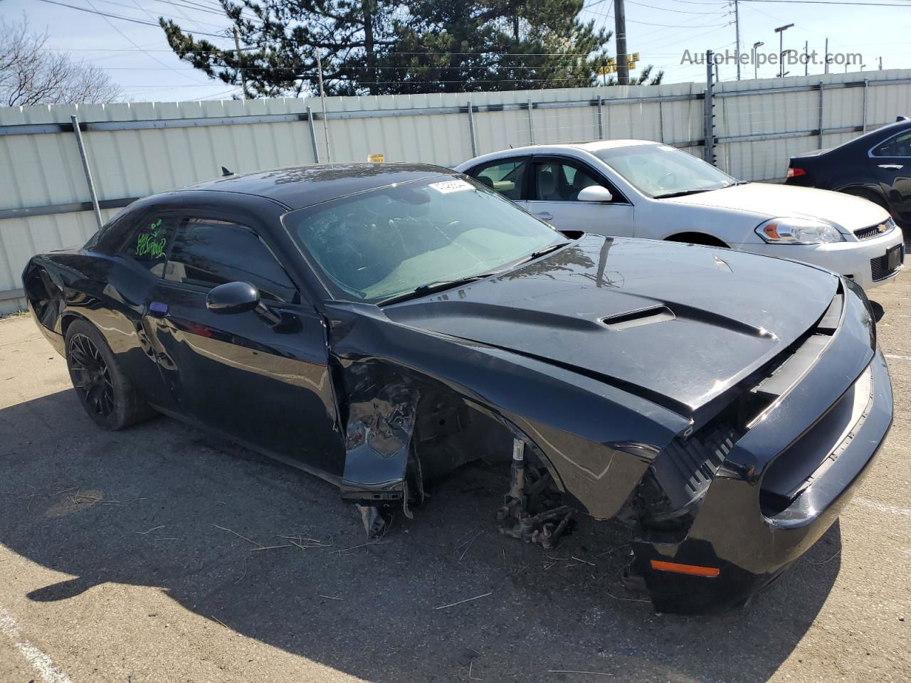 2018 Dodge Challenger Sxt Black vin: 2C3CDZAG9JH251960