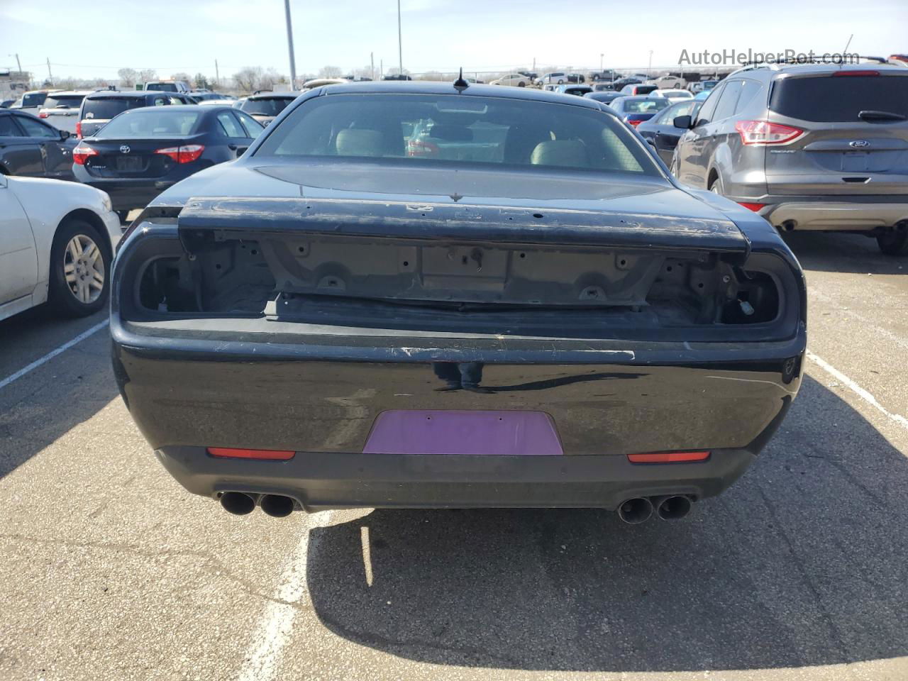 2018 Dodge Challenger Sxt Black vin: 2C3CDZAG9JH251960