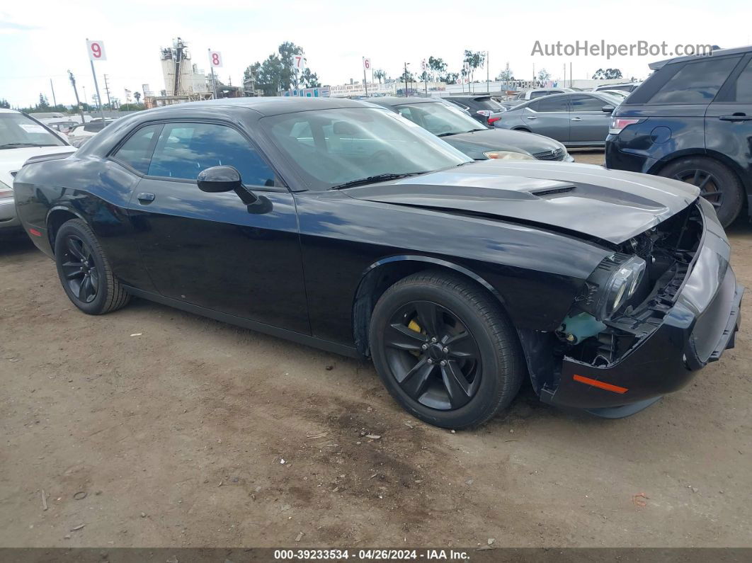 2018 Dodge Challenger Sxt Black vin: 2C3CDZAG9JH262845