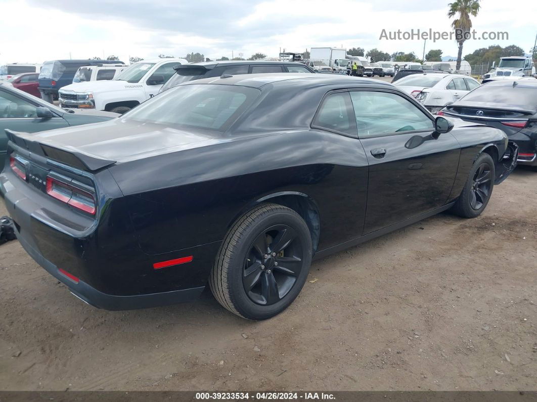 2018 Dodge Challenger Sxt Black vin: 2C3CDZAG9JH262845