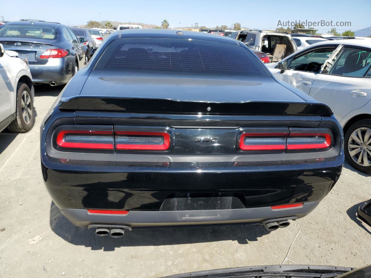 2018 Dodge Challenger Sxt Black vin: 2C3CDZAG9JH280665