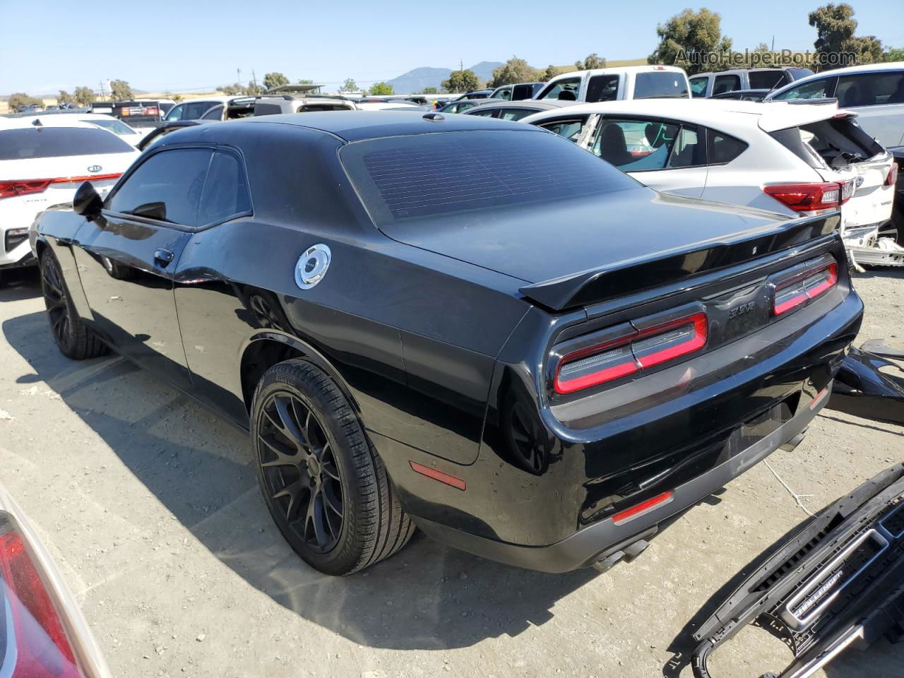 2018 Dodge Challenger Sxt Black vin: 2C3CDZAG9JH280665