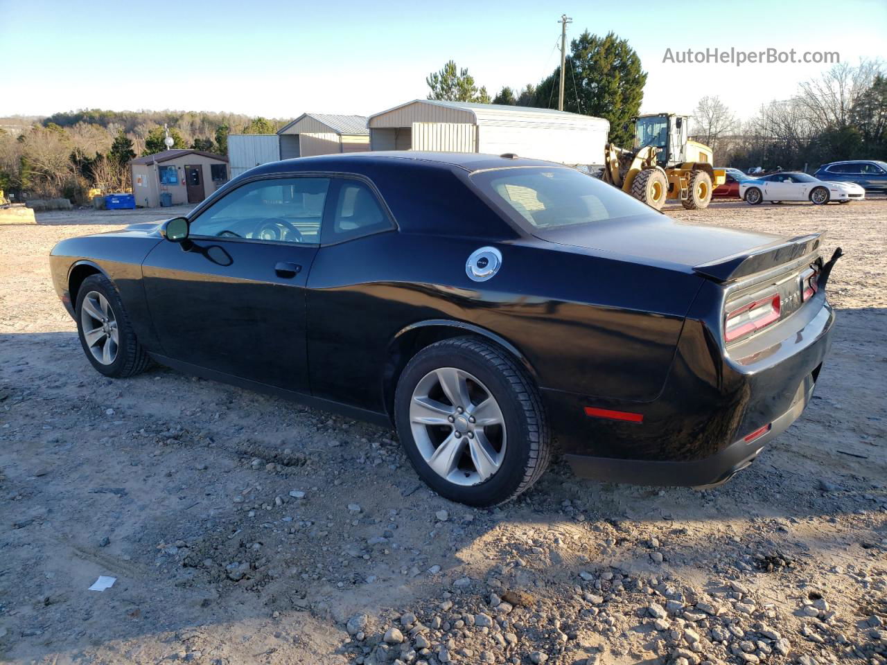 2018 Dodge Challenger Sxt Черный vin: 2C3CDZAG9JH294937