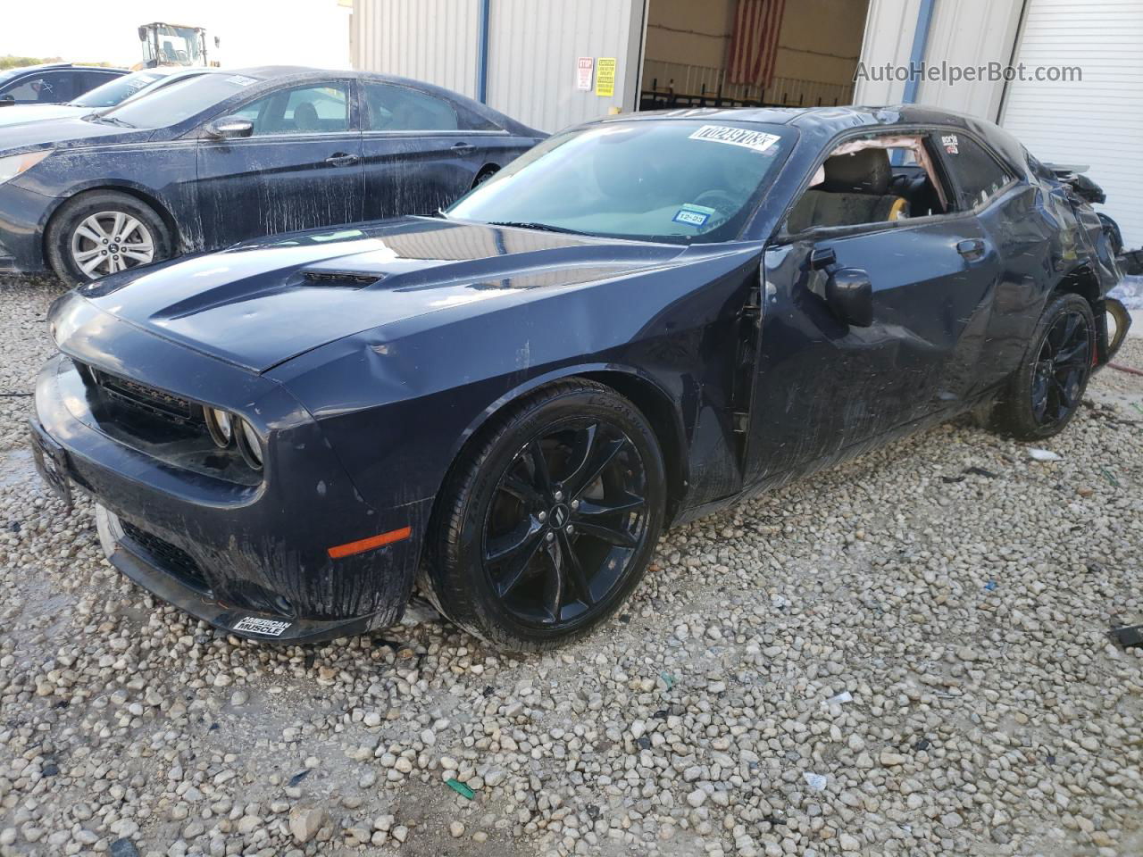 2018 Dodge Challenger Sxt Gray vin: 2C3CDZAG9JH309789