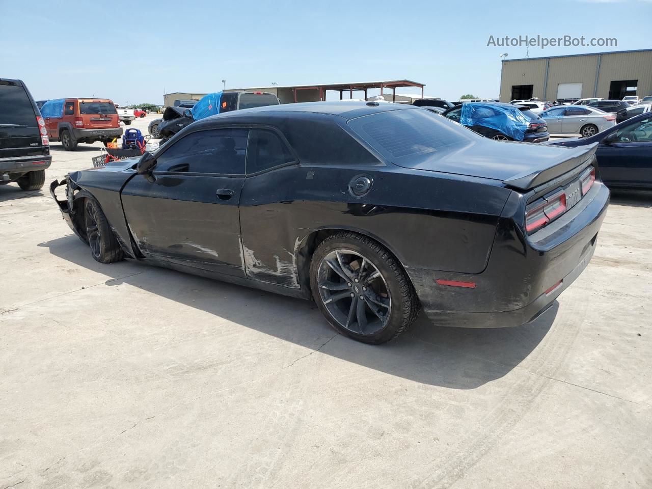 2018 Dodge Challenger Sxt Black vin: 2C3CDZAG9JH310702