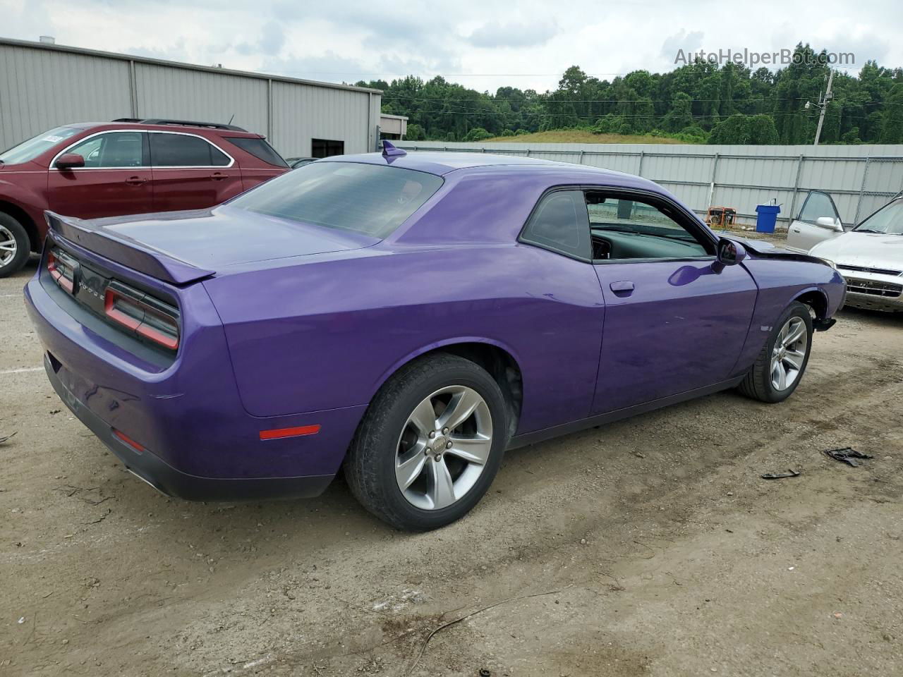 2018 Dodge Challenger Sxt Purple vin: 2C3CDZAG9JH311350