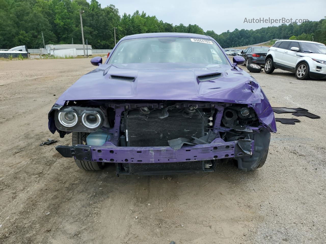 2018 Dodge Challenger Sxt Фиолетовый vin: 2C3CDZAG9JH311350