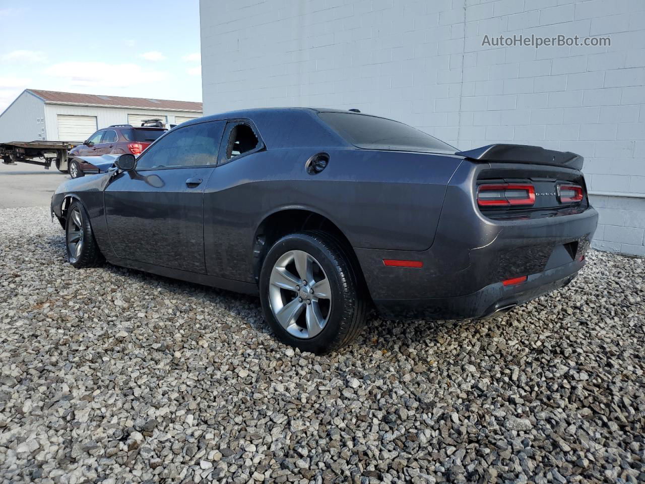 2018 Dodge Challenger Sxt Gray vin: 2C3CDZAG9JH325362