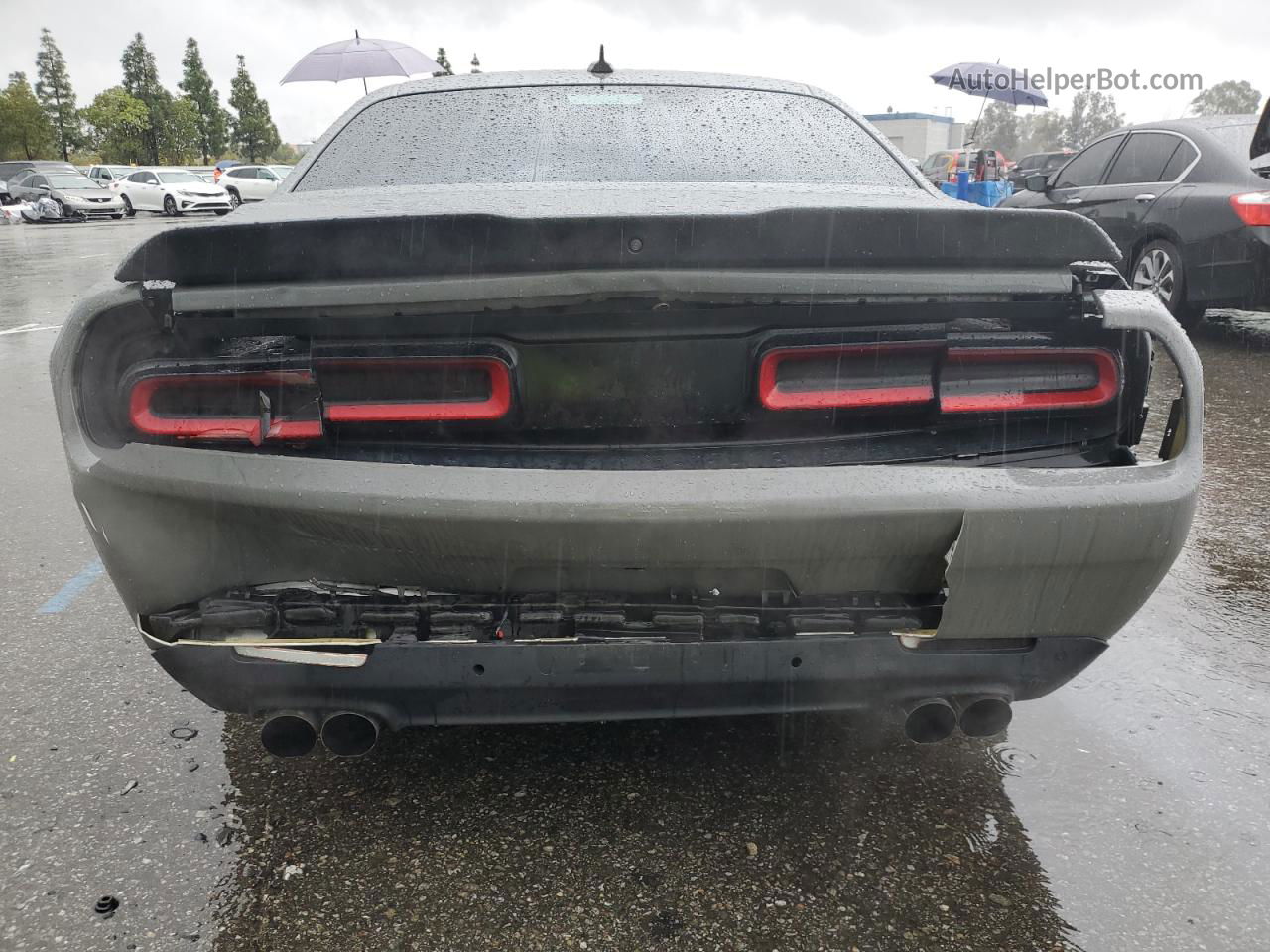 2018 Dodge Challenger Sxt Gray vin: 2C3CDZAG9JH334188