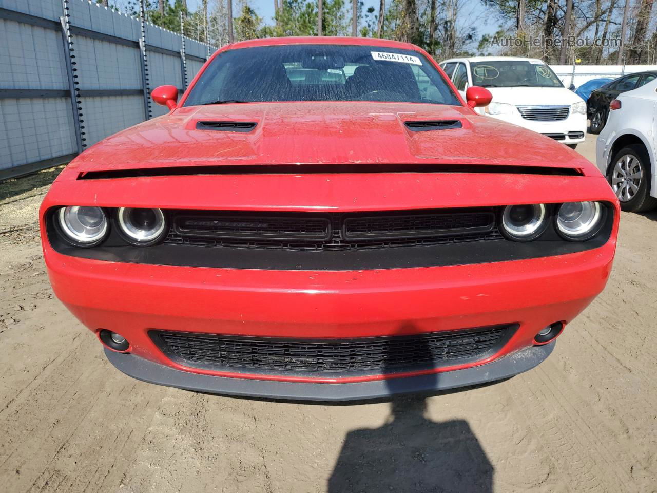 2018 Dodge Challenger Sxt Красный vin: 2C3CDZAG9JH339231