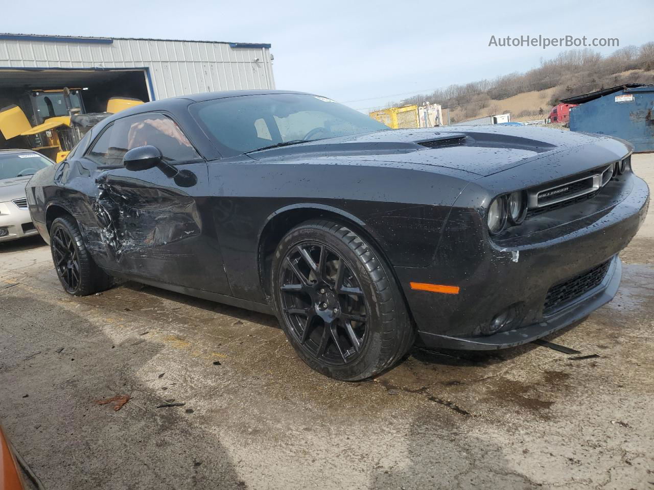 2015 Dodge Challenger Sxt Black vin: 2C3CDZAGXFH702823